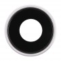 Cámara trasera del bisel con la tapa de la lente para el iPhone XR (blanco)