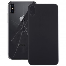 Batería de cristal cubierta trasera para iPhone XS Max (Negro)