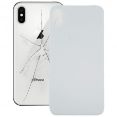 iPhone XSマックス（ホワイト）用ガラスのバッテリー裏表紙