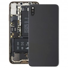 Battery Back Cover with Back Camera Bezel & Lens & Adhesive  for iPhone XS Max(Black) 
