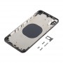 Обратно покритие с камера обектив & SIM карта тава и странични ключове за iPhone Xs Max (черен)