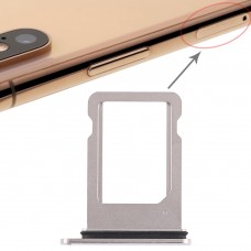 SIM ბარათი Tray for iPhone XS (ერთი SIM ბარათი) (თეთრი)