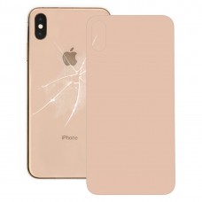 Glasbatteribackskydd för iPhone XS (guld)