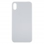 Стеклянная задняя крышка аккумулятора Крышка для iPhone XS (белый)