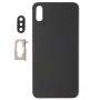 Battery Back Cover with Back Camera Bezel & Lens & Adhesive  for iPhone XS(Black)