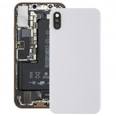 Battery Back Cover with Back Camera Bezel & Lens & Adhesive  for iPhone XS(White) 