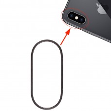 Rear Camera Glass Lens Metal Protector Hoop Ring for iPhone XS & XS Max (Black)