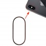 Telecamera posteriore Glass Lens metallo Protector Hoop Ring per iPhone XS XS & Max (oro)