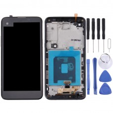 for LG X Screen / K500 LCD Screen and Digitizer Full Assembly with Frame(Black) 