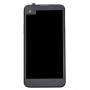 Pro LG X Screen / K500 LCD displej a Digitizer Plná sestava s rámem (černá)
