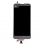 За LG X екран / K500 LCD екран и пълно сглобяване на дигитализатор (черен)