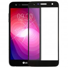 Front Screen Outer Glass Lens for LG X power2(Black)
