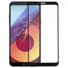 Външен стъклен леща за LG Q6 / Q6 + LG-M700 M700 M700A US700 M700H M703 M700Y (черен)