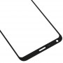 წინა ეკრანის გარე მინის ობიექტივი LG Q6 / Q6 + LG-M700 M700 M700A US700 M700H M703 M700Y (შავი)