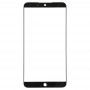 Front Screen Outer Glass Lens for Meizu 15 Plus(Black)