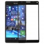 Etu-näytön ulompi lasin linssi Microsoft Lumia 950 XL (musta)