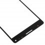Přední obrazovka vnější skleněná čočka pro Microsoft Lumia 950 XL (černá)