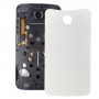 Couverture arrière de la batterie pour Google Nexus 6 (Blanc)