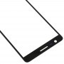 Pantalla frontal lente de cristal externa para Nokia 3.1 (Negro)