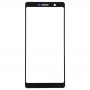 Esiekraani välimine klaas objektiiv Nokia 7 Plus / E9 Plus (must)