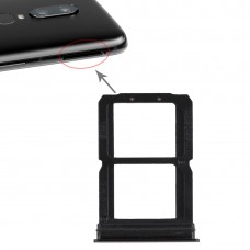 Dvojitý zásobník karty SIM pro OnePlus 6 (černá)