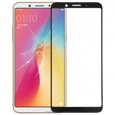 Front Screen Outer Glass Lens for OPPO A73 (Black)