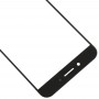 Външен стъклен обектив на предния екран за OPPO A77 / A77T (черен)