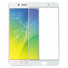 Front Screen Outer Glass Lens for OPPO R9s Plus(White)