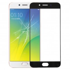 Front Screen Outer Glass Lens for OPPO R9s(Black)