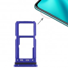 Slot per scheda SIM + Slot per scheda SIM / Micro SD vassoio di carta per OPPO R15 (blu)