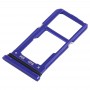 SIM Card Tray + SIM Card Tray / Micro SD Card Tray for OPPO R15(Blue)