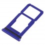 Bandeja Bandeja de tarjeta SIM + Tarjeta SIM / bandeja de tarjeta Micro SD para OPPO R15 (azul)