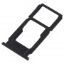 Slot per scheda SIM + Slot per scheda SIM / Micro SD vassoio di carta per OPPO R11 più (nero)