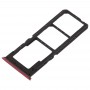2 X SIM Card Tray + Micro SD ბარათის უჯრა Oppo K1 (წითელი)