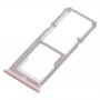 2 x SIM Card Tray + Micro vassoio SD Card per OPPO A77 (oro rosa)
