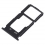 Slot per scheda SIM + Slot per scheda SIM / Micro SD vassoio di carta per OPPO R11 (nero)