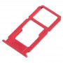 SIM Card Tray + SIM Card Tray / Micro SD Card Tray for OPPO R11(Red)