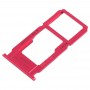 Slot per scheda SIM + Slot per scheda SIM / Micro SD vassoio di carta per OPPO R11S (Red)