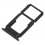 Plateau de carte SIM + plateau de carte SIM / plateau de carte micro SD pour Oppo R9SK (Noir)