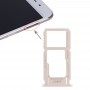 SIM Card Tray + SIM ბარათის Tray / მიკრო SD ბარათის უჯრა Oppo R9SK (GOLD)