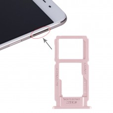 SIM карта тава + тава за SIM карта / микро SD карта за карти за OPPO R9SK (розово злато)