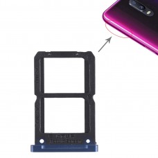 2 x zásobník SIM karty pro OPPO R17 (modrá)