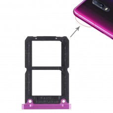 2 x plateau de carte SIM pour OPPO R17 (violet)