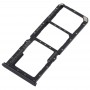 2 x SIM Card Tray + Micro SD Card Tray for OPPO A7x(Black)