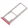 2 x SIM CART Tray + Micro SD Card Tray for OPPO A83 (czerwony)