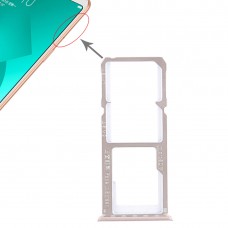 2 x SIM Card Tray + Micro vassoio SD Card per OPPO A83 (oro rosa)