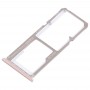 2 x SIM vassoio di carta Vassoio + Micro SD per OPPO A1 (oro rosa)