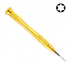 პროფესიული სარემონტო ინსტრუმენტი ღია ინსტრუმენტი 25mm t5 hex tip screwdriver (ოქრო) 