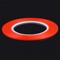 3 мм ширина 3M Двостороння клейка стрічка наклейка для iPhone / Samsung / HTC мобільний телефон з сенсорним панельного ремонту, довжина: 25 м (червоний)