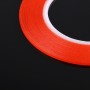3 mm de anchura 3M de doble cara adhesivo etiqueta de la cinta de reparación de iPhone / Samsung / HTC teléfono móvil de panel táctil, longitud: 25 m (rojo)